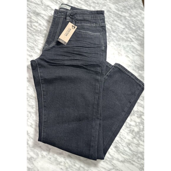 Kenneth Cole Slim Fit Reaction Jeans Mens 32 x 30 Gray Pewter Stretch Tapered - Picture 1 of 9